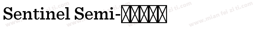 Sentinel Semi字体转换